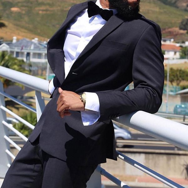 black men suits for wedding party slim fit two piece jacket pants groom tuxedos peaked lapel male blazer, Black;gray
black men suits for wedding party slim fit two piece jacket pants groom tuxedos peaked lapel male blazer, Black;gray