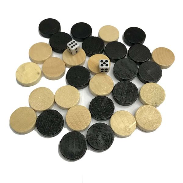 1 set wood chess pieces wooden draughts checkers backgammon chess pieces for kids learning camping ing
1 set wood chess pieces wooden draughts checkers backgammon chess pieces for kids learning camping ing