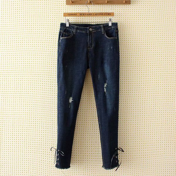 plus size casual jeans autumn winter women clothing fashion leg opening lace-up slim stretch denim pencil pants s64-8931, Blue
plus size casual jeans autumn winter women clothing fashion leg opening lace-up slim stretch denim pencil pants s64-8931, Blue
