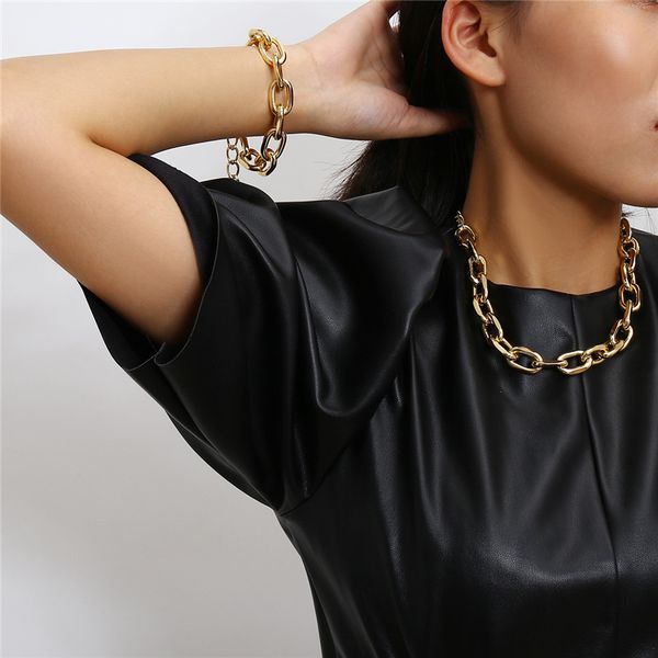 6sets/lot european geometric cool chain single cross necklace bracelet sets women fashion dress decoration bracelets necklaces jewelry set, Silver
6sets/lot european geometric cool chain single cross necklace bracelet sets women fashion dress decoration bracelets necklaces jewelry set, Silver