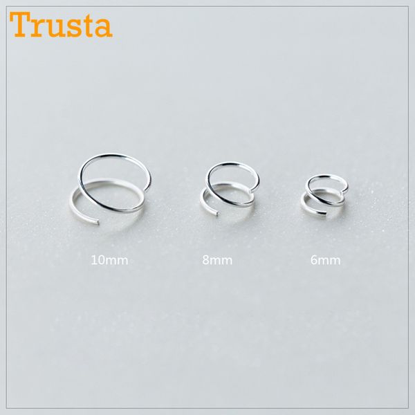 trusta 100% 925 sterling silver small ear bones ear buckle ring 6mm 8mm 10mm tightly packed mini double ring earrings ds449, Golden;silver
trusta 100% 925 sterling silver small ear bones ear buckle ring 6mm 8mm 10mm tightly packed mini double ring earrings ds449, Golden;silver