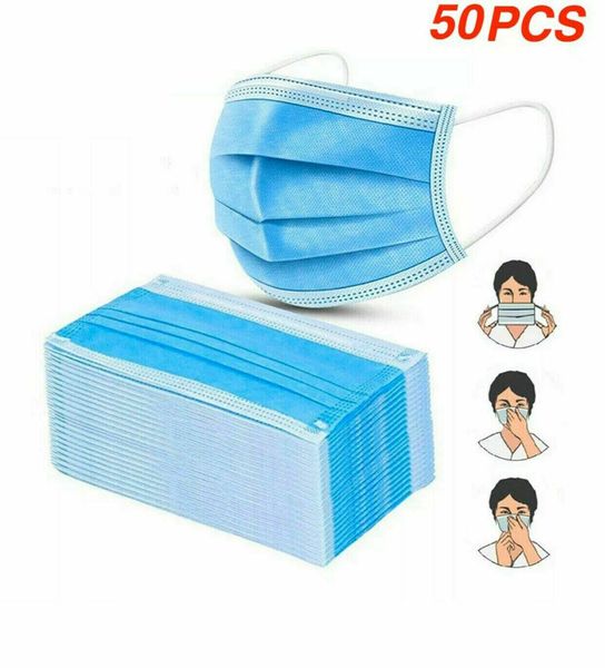 50x disposable face masks 3ply hygiene mask anti dust with elastic loop protective mask n95 face masks
50x disposable face masks 3ply hygiene mask anti dust with elastic loop protective mask n95 face masks