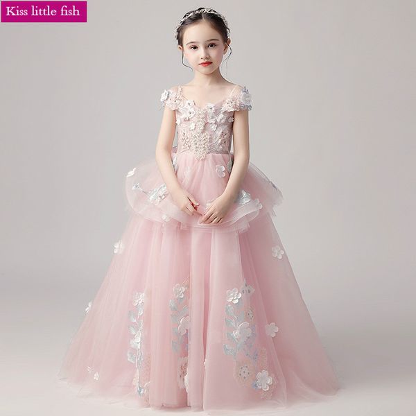 new flower girl tulle dress little girls pageant dresses wedding dress for girl kids, Red;yellow
new flower girl tulle dress little girls pageant dresses wedding dress for girl kids, Red;yellow