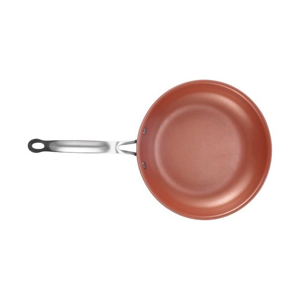 9.5inch non-stick round copper frying pan with ceramic coating and induction oven skillets brass cooking pot copper frying pan
9.5inch non-stick round copper frying pan with ceramic coating and induction oven skillets brass cooking pot copper frying pan