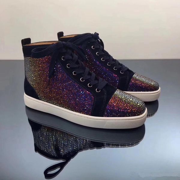 19fashion junior strass black silver glitter red bottom sneakers women,men luxury designer rhinestone crystal casual flats with box,dust bag
19fashion junior strass black silver glitter red bottom sneakers women,men luxury designer rhinestone crystal casual flats with box,dust bag