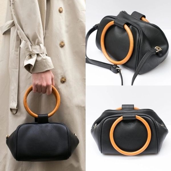 new fashion shoulder bag round ring wooden handle bag women bucket personality small messenger totes
new fashion shoulder bag round ring wooden handle bag women bucket personality small messenger totes