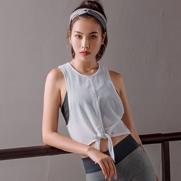 new sports vest female summer loose yoga blouse sleeveless quick-drying t-shirt running training fitness blouse, White;red
new sports vest female summer loose yoga blouse sleeveless quick-drying t-shirt running training fitness blouse, White;red