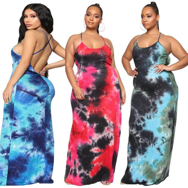 casual dresses women tie dye print spaghetti strap maxi dress summer sleeveless backless bodycon long party beach holiday sundress vestidos, Black;gray
casual dresses women tie dye print spaghetti strap maxi dress summer sleeveless backless bodycon long party beach holiday sundress vestidos, Black;gray