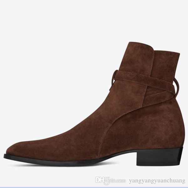 high suede genuine leather harry wyatt charm boots wedge slp fashion men classic black red brown ankle strap denim boots
high suede genuine leather harry wyatt charm boots wedge slp fashion men classic black red brown ankle strap denim boots