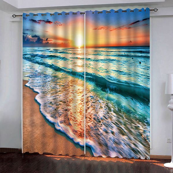 luxury blackout 3d window curtains for living room bedroom sunset seascape curtains 3d curtains
luxury blackout 3d window curtains for living room bedroom sunset seascape curtains 3d curtains