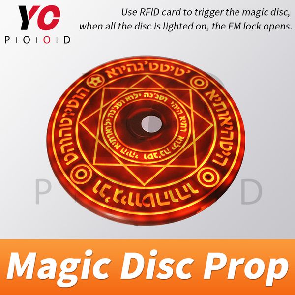 yopood magic disc prop escape room real life game use rfid card to trigger magic array be bright gradually until open takagism
yopood magic disc prop escape room real life game use rfid card to trigger magic array be bright gradually until open takagism