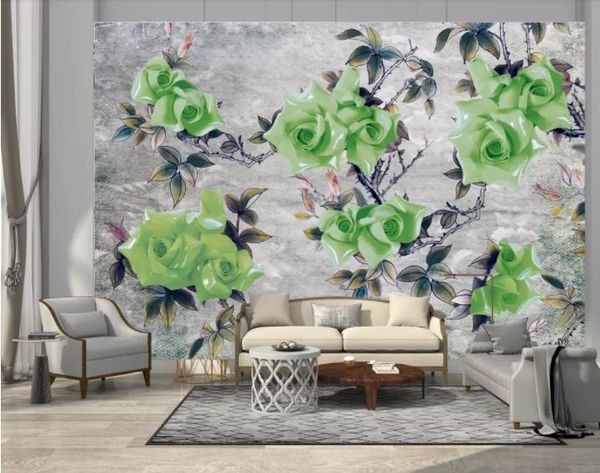 custom wallpaper 3d stereoscopic retro light green rose ceramic flower painting modern abstract art wall mural living room bedroom wallpaper
custom wallpaper 3d stereoscopic retro light green rose ceramic flower painting modern abstract art wall mural living room bedroom wallpaper