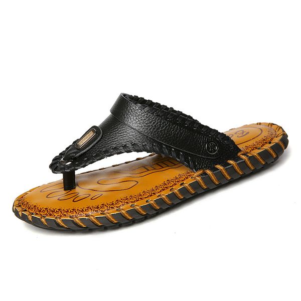 big size mens slippers man cow leather flip flop hand male casual fashion slipper wearproof genuine leather sandal zy430, Black
big size mens slippers man cow leather flip flop hand male casual fashion slipper wearproof genuine leather sandal zy430, Black