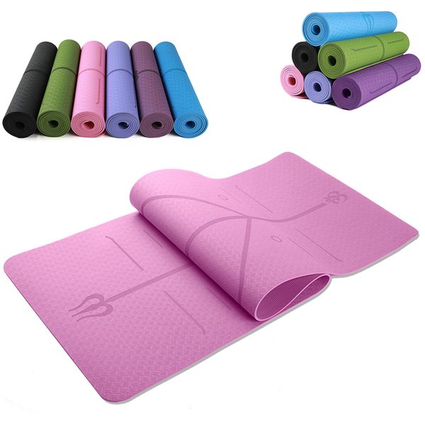 183cm*61cm tpe yoga mats with body position line non slip soft environmental yoga mat for beginner fitness pilates body building
183cm*61cm tpe yoga mats with body position line non slip soft environmental yoga mat for beginner fitness pilates body building