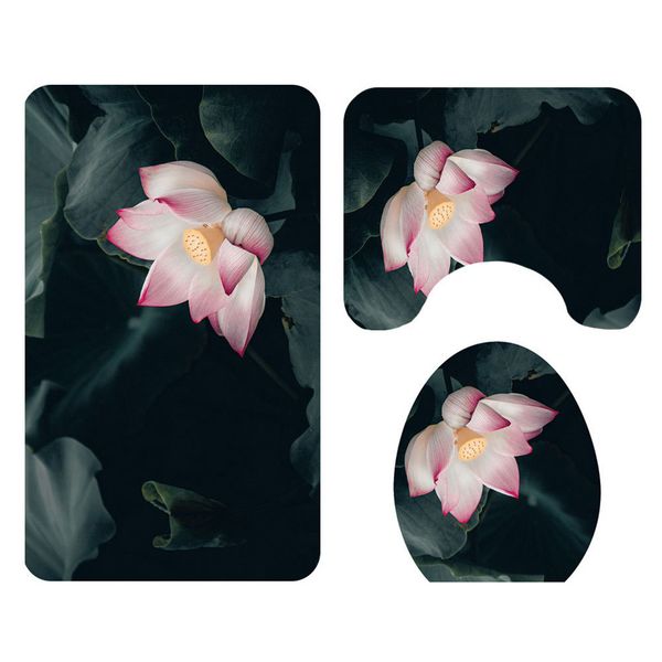 creative flower bathroom set floor mat flower pattern 3pcs waterproof shower curtain toilet cover mat non slip rug 108
creative flower bathroom set floor mat flower pattern 3pcs waterproof shower curtain toilet cover mat non slip rug 108