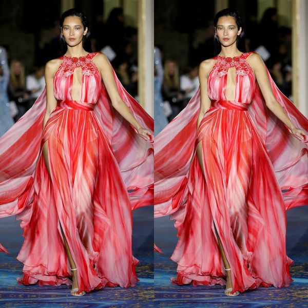 zuhairmurad customized a line evening dresses halter sleeveless floor length formal dress chiffon sashes applique party bridesmaid gown, Black;red
zuhairmurad customized a line evening dresses halter sleeveless floor length formal dress chiffon sashes applique party bridesmaid gown, Black;red