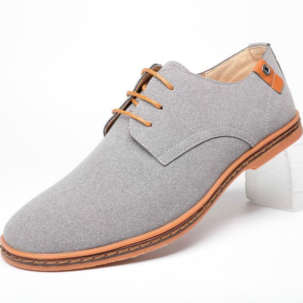 2018 fashion men casual shoes new spring men flats lace up male suede oxfords leather shoes zapatillas hombre size 38-48, Black
2018 fashion men casual shoes new spring men flats lace up male suede oxfords leather shoes zapatillas hombre size 38-48, Black