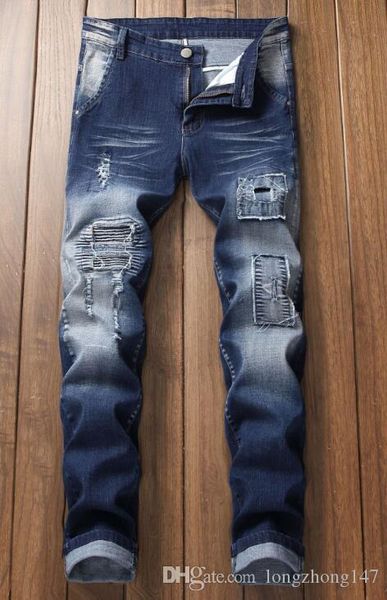 cool man's casual elasticity jeans nostalgic jeans men fashion embroidered pants mens straight leg jeans trousers cowboy motorcycle pan, Blue
cool man's casual elasticity jeans nostalgic jeans men fashion embroidered pants mens straight leg jeans trousers cowboy motorcycle pan, Blue