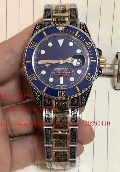 2019 последняя версия 5 стиль искусственного резные часы 40mm керамический ободок 116610 116619 лучшее качество 2813 механические автоматиче, Slivery;brown
2019 последняя версия 5 стиль искусственного резные часы 40mm керамический ободок 116610 116619 лучшее качество 2813 механические автоматиче, Slivery;brown