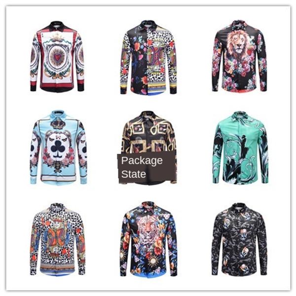 mens designer large size shirt long sleeve shirt cardigan single row couple catwalk clothes, White;black
mens designer large size shirt long sleeve shirt cardigan single row couple catwalk clothes, White;black