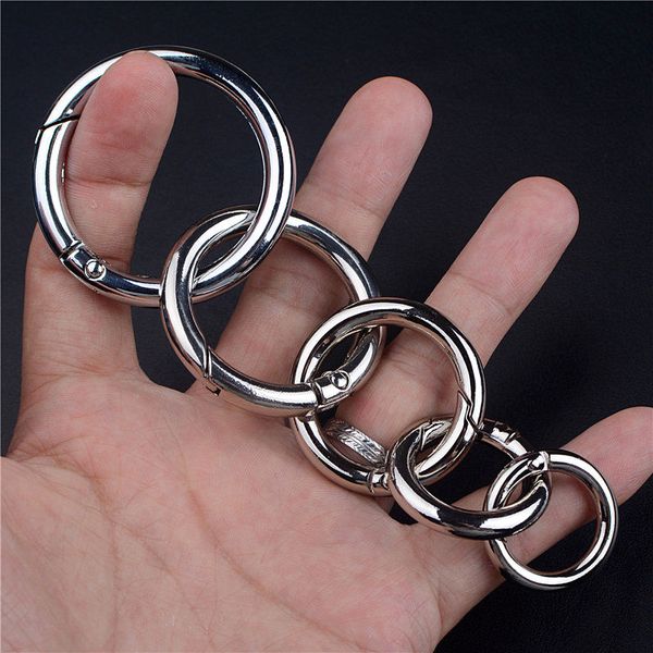 5 pieces open loop keychain men women spring buckle key chain key ring creative accessories key holder, Slivery;golden
5 pieces open loop keychain men women spring buckle key chain key ring creative accessories key holder, Slivery;golden