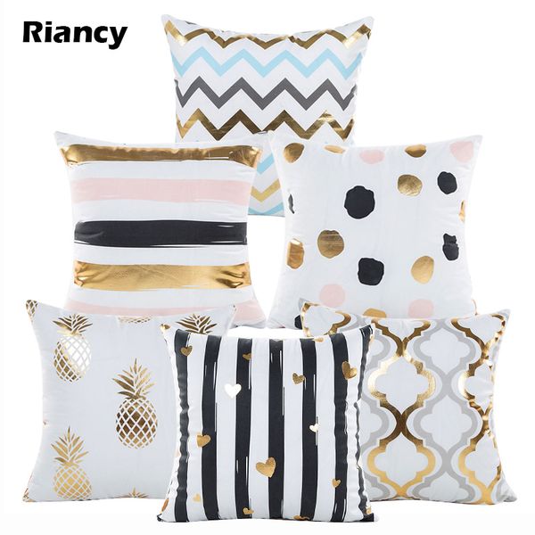 bronzing cushion cover golden love striped geometric queen throw pillow home sofa decor decorative pillowcase 40526-3
bronzing cushion cover golden love striped geometric queen throw pillow home sofa decor decorative pillowcase 40526-3