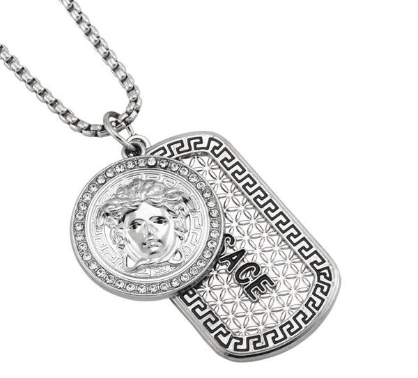 европа и сша большой бренд двойной военный бренд ожерелье ночной клуб производительность бар хип-хоп ювелирные изделия новые аксессуары пара, Silver
европа и сша большой бренд двойной военный бренд ожерелье ночной клуб производительность бар хип-хоп ювелирные изделия новые аксессуары пара, Silver