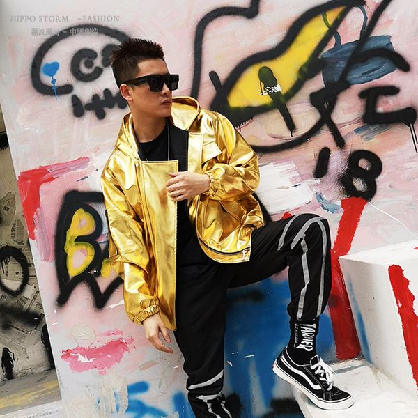 men's jackets custom made men streetwear hip hop hooded pu leather jacket fashion casual male women loose coat stage team clothing plus, Black;brown
men's jackets custom made men streetwear hip hop hooded pu leather jacket fashion casual male women loose coat stage team clothing plus, Black;brown