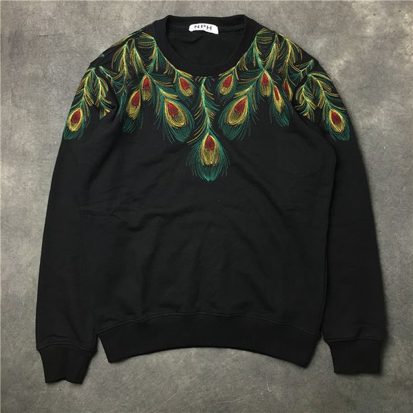 men's hoodies & sweatshirts peacock feather printed pullover mens womens casual thin male female hip hop designer long sleeve tshirts, Black
men's hoodies & sweatshirts peacock feather printed pullover mens womens casual thin male female hip hop designer long sleeve tshirts, Black
