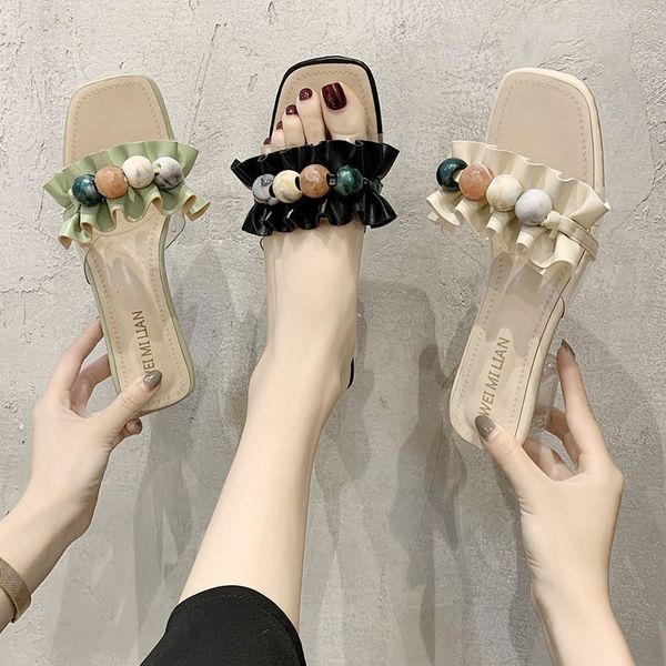 slippers casual summer women's shoes pantofle med glitter slides 2020 jelly rome hoof heels pu shoes slippers women, Black
slippers casual summer women's shoes pantofle med glitter slides 2020 jelly rome hoof heels pu shoes slippers women, Black