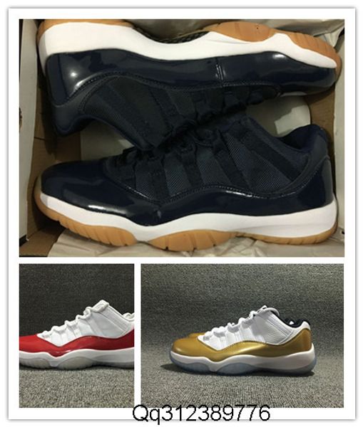 with box 11 low metallic gold men basketball shoes boy 11s low varsity red navy gum size 41-47 wholesale
with box 11 low metallic gold men basketball shoes boy 11s low varsity red navy gum size 41-47 wholesale