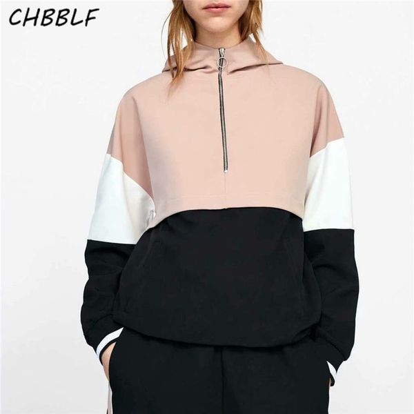 chbblf women color patchwork hooded sweatshirts long sleeve pullovers female casual dft27276, Black
chbblf women color patchwork hooded sweatshirts long sleeve pullovers female casual dft27276, Black