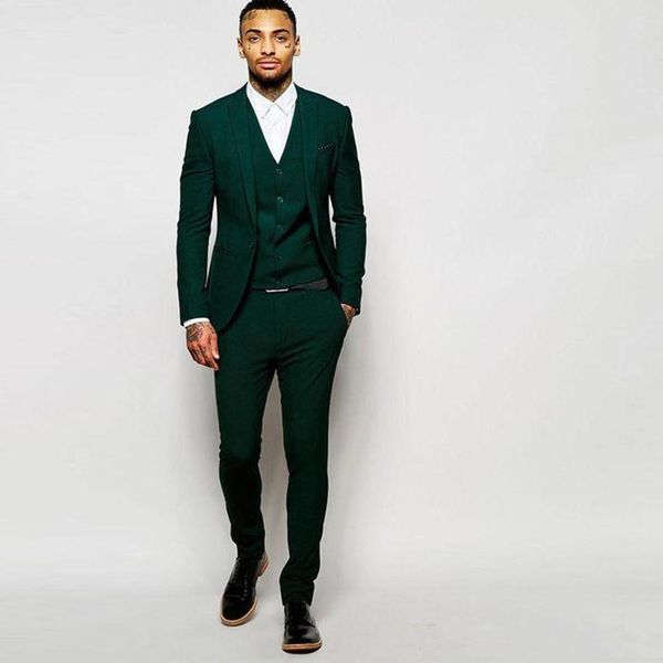 latest dark green groom tuxedos groomsmen custom made man suits mens wedding party suits (jacket+pants+vest, Black;gray
latest dark green groom tuxedos groomsmen custom made man suits mens wedding party suits (jacket+pants+vest, Black;gray