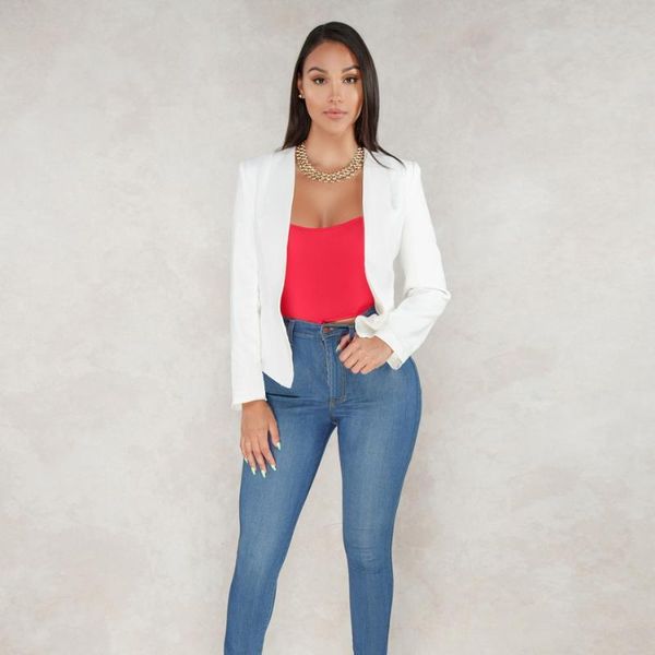 2020 spring autumn fashion blazer jacket women suit european work thin suit blazer long sleeve mujer outerwear, White;black
2020 spring autumn fashion blazer jacket women suit european work thin suit blazer long sleeve mujer outerwear, White;black