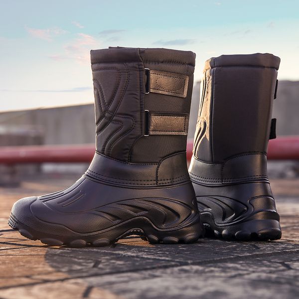 2019 fashion men snow boots waterproof leather plus size 45-47 mens mid calf boots platform plush warm shoes winter black
2019 fashion men snow boots waterproof leather plus size 45-47 mens mid calf boots platform plush warm shoes winter black