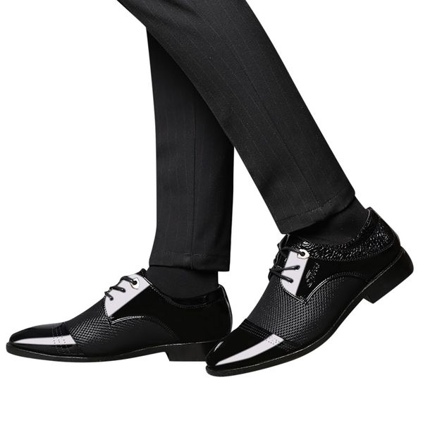 sagace new formal shoes men pointed toe men comfortable business shoes wedding big size genuine leather lace-up male 2019, Black
sagace new formal shoes men pointed toe men comfortable business shoes wedding big size genuine leather lace-up male 2019, Black