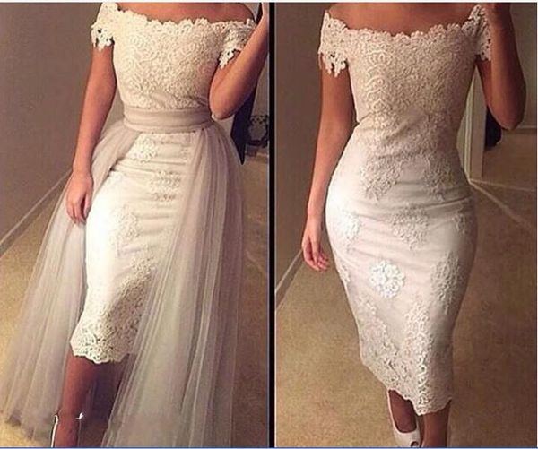 women cocktail dresses off shoulder sheath short sleeves overskirts detachable train silver party dress tea length homecoming gown, Red
women cocktail dresses off shoulder sheath short sleeves overskirts detachable train silver party dress tea length homecoming gown, Red
