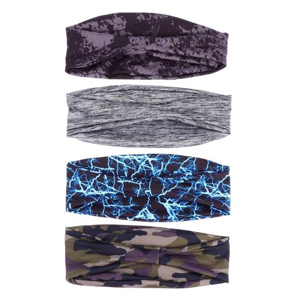 4pcs sports headband elastic anti-slip head wrap sweat absorb headdress for yoga outdoor cycling(blue, grey, graffiti, camouflag, Yellow;black
4pcs sports headband elastic anti-slip head wrap sweat absorb headdress for yoga outdoor cycling(blue, grey, graffiti, camouflag, Yellow;black