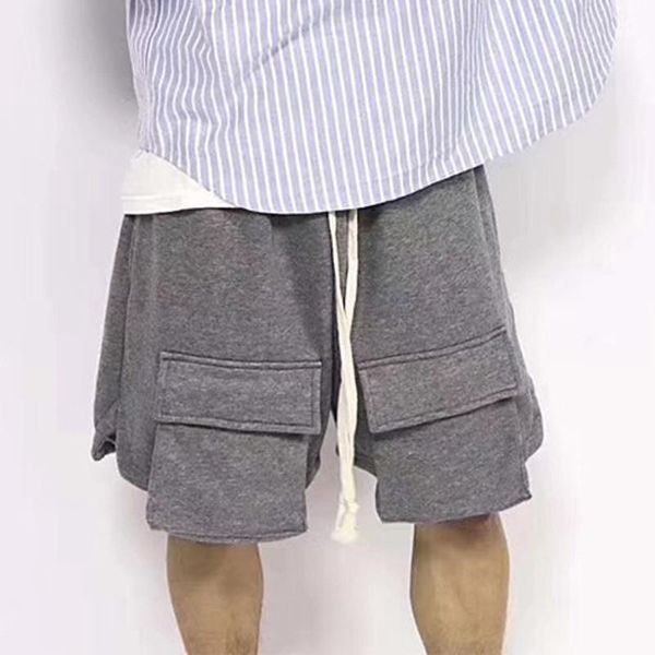 19ss trend cargo shorts vintage street elastic waist outdoor tooling short pants sport loose casual shorts hfymkz172, Black
19ss trend cargo shorts vintage street elastic waist outdoor tooling short pants sport loose casual shorts hfymkz172, Black