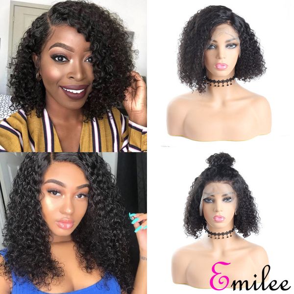 emilee jerry curly short bob wigs indian half lace human remy hair wigs pre-plucked short curly bob wigs 12 inch, Black;brown
emilee jerry curly short bob wigs indian half lace human remy hair wigs pre-plucked short curly bob wigs 12 inch, Black;brown