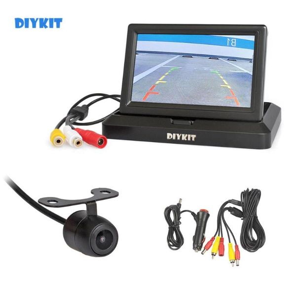 diykit 5-дюймовый складной монитор заднего вида монитор автомобиля водонепроницаемый заднего вида автомобиля камера система парковки kit
diykit 5-дюймовый складной монитор заднего вида монитор автомобиля водонепроницаемый заднего вида автомобиля камера система парковки kit