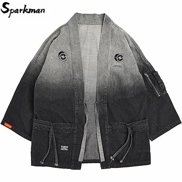 2019 japanese kimono jacket gradient color hip hop men denim jacket streetwear harajuku japan style cardigan jean vintage, Black;brown
2019 japanese kimono jacket gradient color hip hop men denim jacket streetwear harajuku japan style cardigan jean vintage, Black;brown