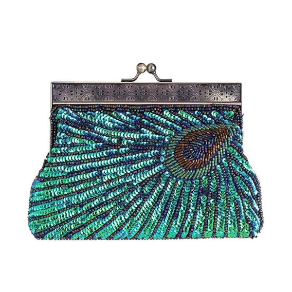 vintage sequin peacock clutch bag, antique beaded evening handbag clutch bags, turquoise eye catching purse for wedding purse
vintage sequin peacock clutch bag, antique beaded evening handbag clutch bags, turquoise eye catching purse for wedding purse