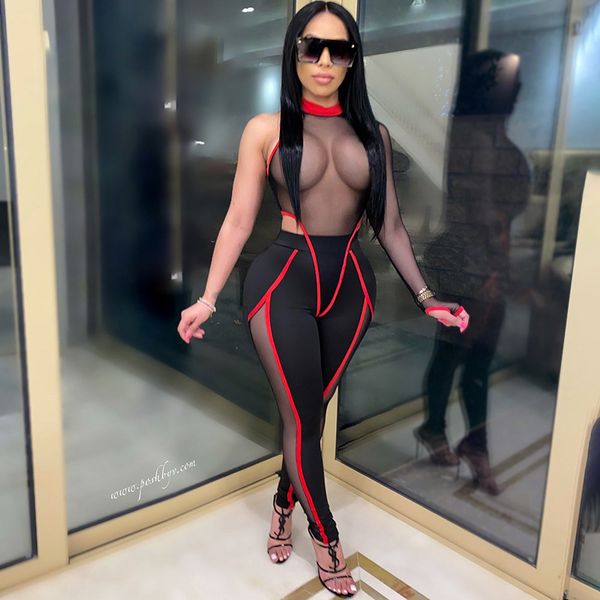 two piece dress 2021 mesh transparent 2 outfit see through long sleeve one shoulder set patchwork bodysuit pants sets, White
two piece dress 2021 mesh transparent 2 outfit see through long sleeve one shoulder set patchwork bodysuit pants sets, White