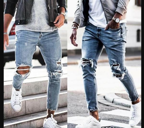 ripped jeans denim blue holes hombres street clothing casual long pencil pants men spring new
ripped jeans denim blue holes hombres street clothing casual long pencil pants men spring new