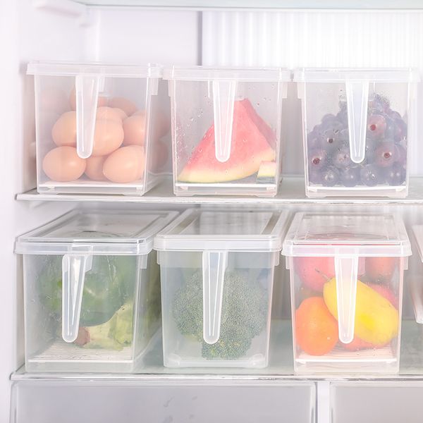 new storage box refrigerator container boxes kitchen plastic crisper egg case grain containers 28x13x15.5 cm
new storage box refrigerator container boxes kitchen plastic crisper egg case grain containers 28x13x15.5 cm