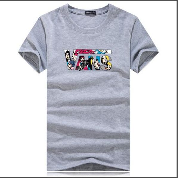 d59 men's women'short-sleeved cotton summer printing pattern loose version of the upper body super handsome fashion trend men', White
d59 men's women'short-sleeved cotton summer printing pattern loose version of the upper body super handsome fashion trend men', White