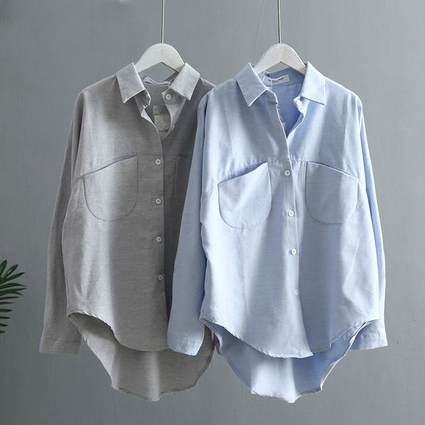 workwear single-breasted white shirts for women lapel loose female blouse 2020 spring summer blusas femme
workwear single-breasted white shirts for women lapel loose female blouse 2020 spring summer blusas femme
