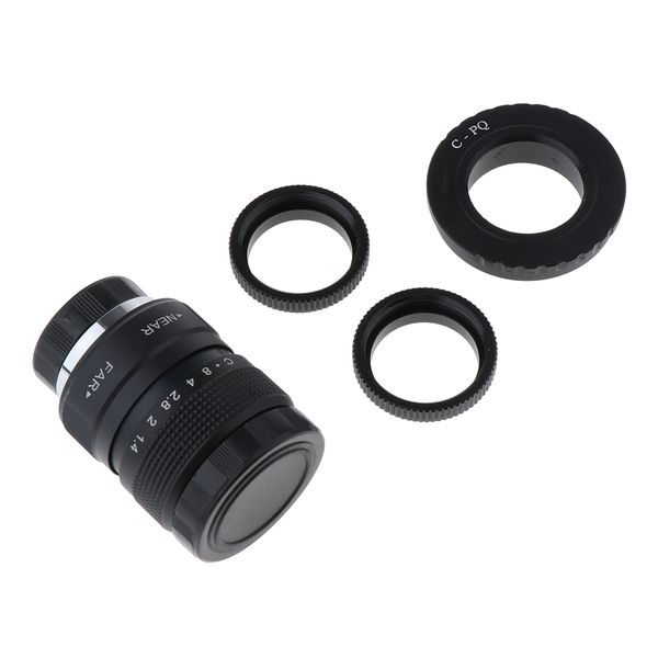 25mm f1.4 cctv lens + c mount (c-ptx/q) adapter for pentax q digital camera + 2 macro rings
25mm f1.4 cctv lens + c mount (c-ptx/q) adapter for pentax q digital camera + 2 macro rings