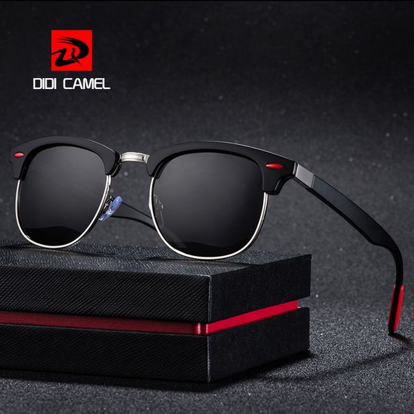 classic polarized sunglasses men women retro brand semi rimless half square frame sun glasses uv400 p3016, White;black
classic polarized sunglasses men women retro brand semi rimless half square frame sun glasses uv400 p3016, White;black